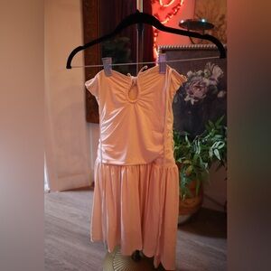 Oh Polly Light Pink Kids Casual Dress